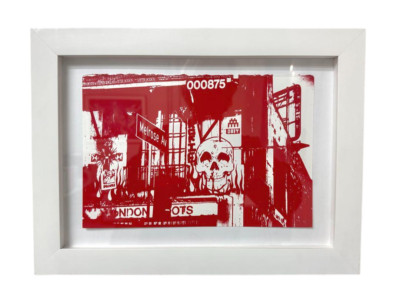 Invader x Obey '' Space Invader x Shepard Fairey '' 2019 Siebdruck