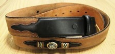  NEW Justin Belt with Southwest Pattern Conchos 40" No Buckle