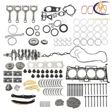 For 2011-20 Hyundai KIA Overhaul Rebuild Kit w/Crankshaft Rods Timing G4KJ 2.4L
