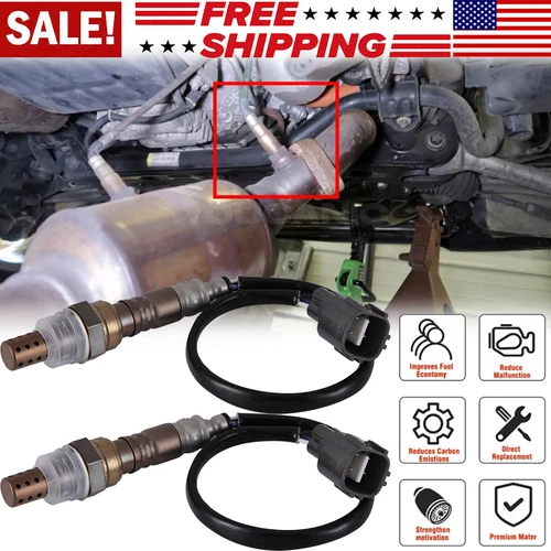 2X Oxygen Sensor Upstream and Downstream O2 Sensor Replacement for Toyota Camry - Picture 2 of 13