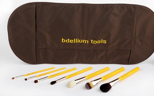Bdellium Tools Studio Series Basic 7 Pc Brush Set with Pouch - Picture 3 of 10