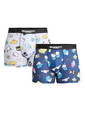 Men's Hello Kitty 2 Pack Boxer Briefs