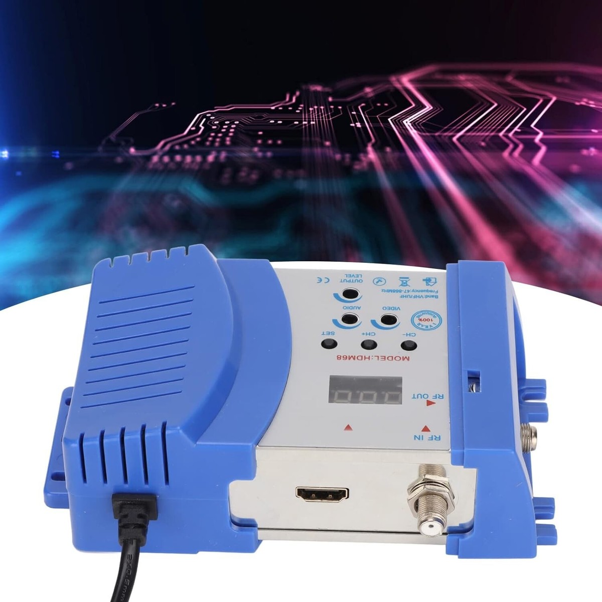 Rf Modulator Set Up TV Link Modulator AV To RF Converter TV Link Modulator Support PAL NTSC ...