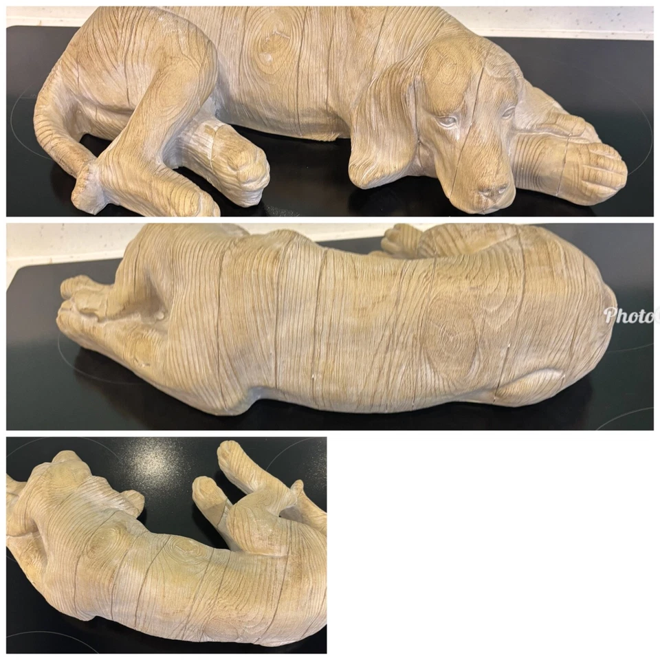 LCM Latex mould for making this Large Carved effect dog figure