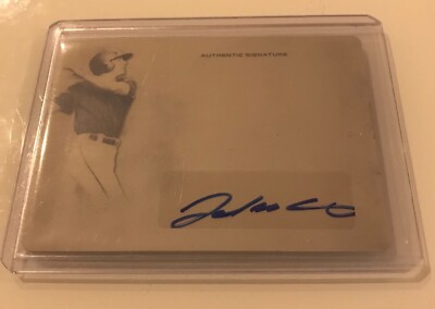 2018 LEAF TRINITY JAKE McCARTHY BLACK Printing PLATE AUTO 1/1 Diamondbacks