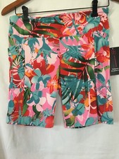 New No Boundaries Juniors Women's Biker Shorts with pocket Pink Tropical U Pick
