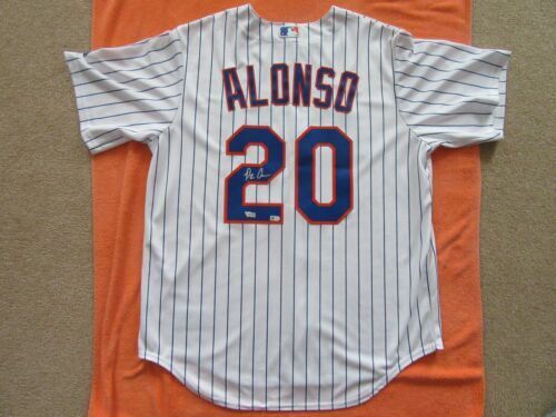 Pete Alonso New York Mets Fanatics Authentic Autographed White Nike  Authentic Jersey with ''2019 NL ROY'' Inscription