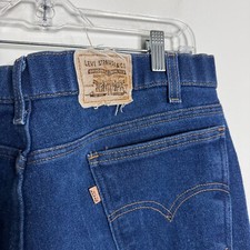 Vtg Levi's Orange Tab Jeans Mens USA 40 x 30 Actual: 36 x 28 Blue