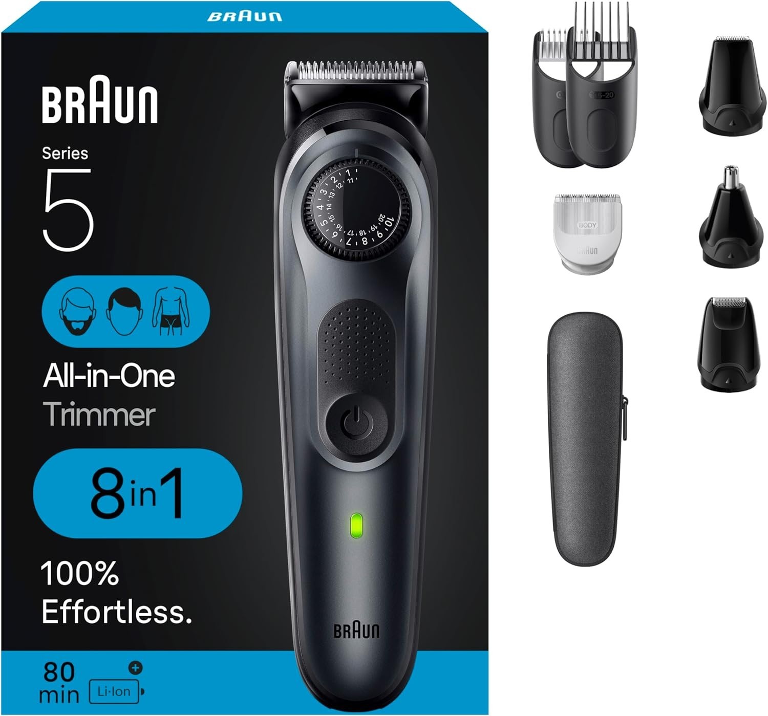 Braun All-in-One Style Kit Series 5 5471 8-in-1 Trimmer for 