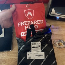 Emergency Fire Blanket Prepare Hero 40x40” Firefighter Rescue Fireproof Car Auto