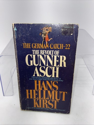 #ad #ad The Revolt of Gunner Asch by Hans Hellmut Kirst 1975 PB 4th Printing WW2 $7.95