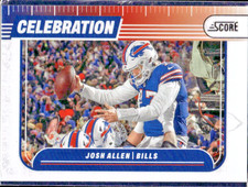 2024 Score - Celebration Josh Allen #C-JAN Showcase /100