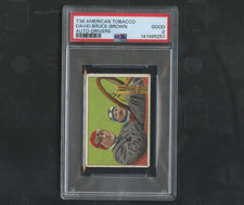 1911 T36 American Tobacco Auto-Drivers David Bruce-Brown  Mecca Factory 30 PSA 2