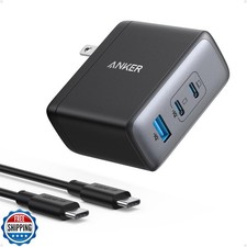 Anker Nano 100W USB-C Charger, 3-Port Fast Compact GaN Charger fo