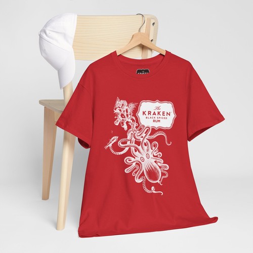 Kraken Spiced Rum Unisex Heavy Cotton Tee - Picture 86 of 88