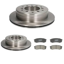 Bremsscheiben Bremsbeläge HINTEN ABE (312mm) für TOYOTA LAND CRUISER J70, LAND