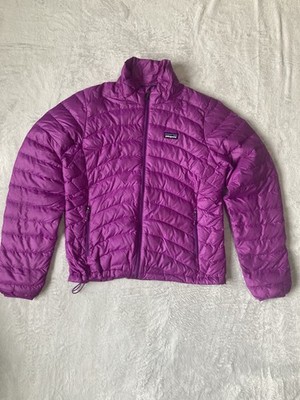 Patagonia Micro Puff Jacket Women s M Purple Insulated Quilted Coat