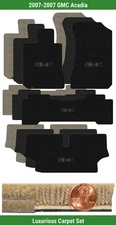 Lloyd Custom Luxe Carpet Mat Set for 2007 GMC Acadia w/Logo (4 pieces) #NC7