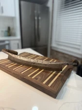 Antique 13.5” Drawknife Cooper’s Shave Woodworking Tool - Heavy FREE SHIPPING