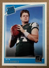 2018 DONRUSS SAM DARNOLD RC RATED ROOKIE CARD NO. 301 SEATTLE SEAHAWKS. rookie card picture
