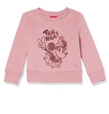 Girls Disney Amazon Essentials Classic MINNIE MOUSE Sweatshirt Size Sm 6/7 NWT