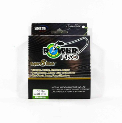 Power Pro Super 8 Slick Spectra Linie 50lb by 300yds Green (0749)