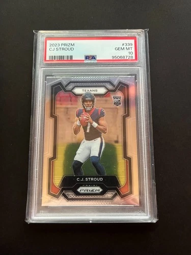 2023 CJ Stroud Prizm Base RC #339 PSA 10