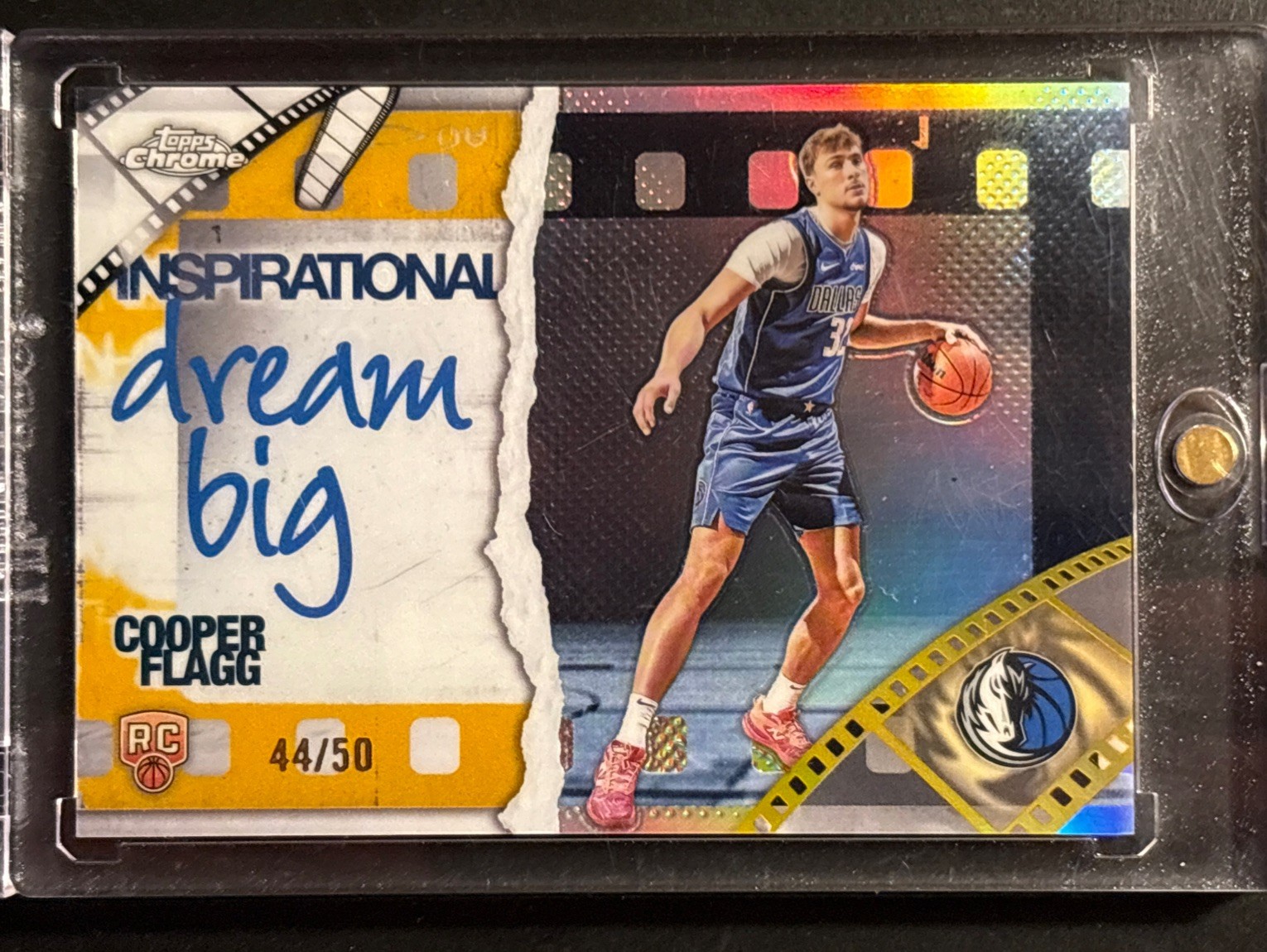 2025-26 Topps Chrome Cooper Flagg RC Rookie Inspirational Gold Refractor /50