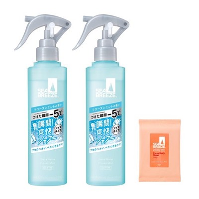 SEA BREEZE Deo & Water Trigger Frozen Mint 145mL x 2 + Bonus