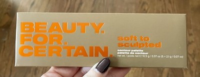 Beauty For Certain Soft to Sculpted Contour Palette Full Size 10.5 g .37 oz NIB