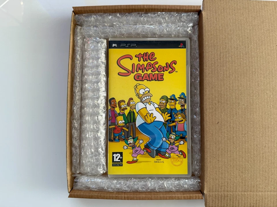The Simpsons Game Sony PSP - UK PAL VGC CIB - High Quality Packng - Tracked - Image 2 of 4