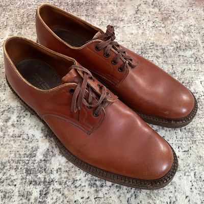Trickers Bench Made England Mens Leather Dress Shoes Lace Up 10 D Medium Width