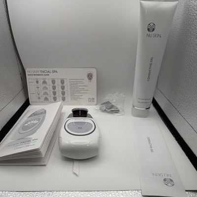 Nu Skin Facial Spa Cosmetic Facial Toner Device, Conductive Gel, Battery Powered