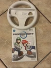 Nintendo Wii Mario Kart Game (2008) CIB Manual/Inserts Wheel Tested Works