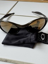 Oakley Eye Jacket Gen1 Black Gold Vintage USA 🇺🇸