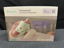 Owlet Dream Sock BM06NMMCJ Mint Green with 2 Extra Socks