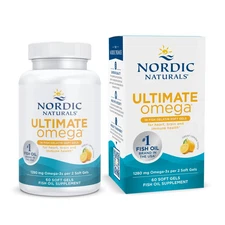 Nordic Naturals Ultimate Omega Supplement - Fish Gels for Overall Health, 60 Ct