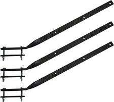  Stendibiancheria bracci ringhiera Balcone in Ferro Rigido 3 Pezzi 