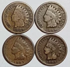 *4*-1889 GOODor BETTER Indian Head Cent *4*-1889 Indian Cent $FREE SHIPPING #165