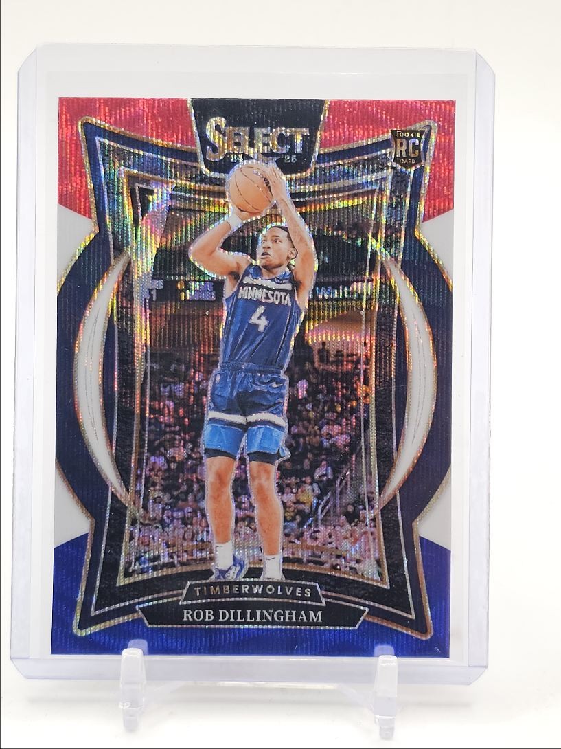 ROB DILLINGHAM 2024-25 SELECT CONCOURSE ROOKIE TRI-COLOR PRIZM RC Q1389