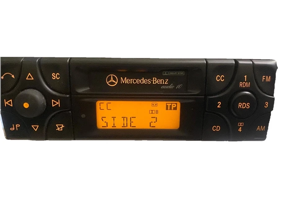 Mercedes Benz Audio 10 Autoradio Oldtimer Getestet Code Vorhanden R129 W124 - Bild 3 von 4