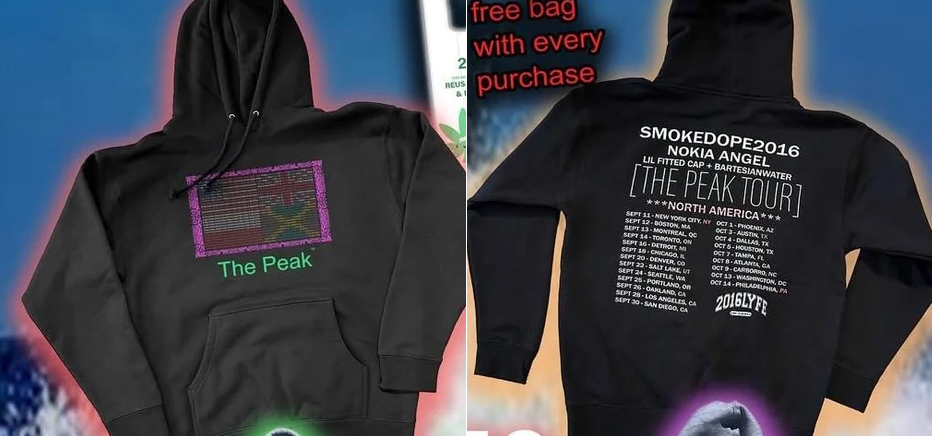 Smokedope2016 EU The Peak Tour Merch Hoodie | eBay