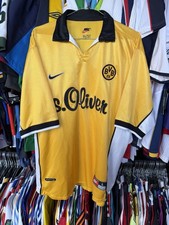 VINTAGE BORUSSIA DORTMUND GERMANY 1998/2000 HOME FOOTBALL SHIRT JERSEY NIKE