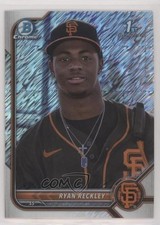 2022 Bowman Chrome Prospects Shimmer Refractor Ryan Reckley #BCP-163 0hw6