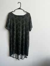 TAHARI Dress Plus size 1X Floral Shirt Dress Comfy Beachy Leisure NWT