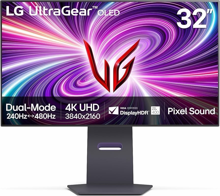 LG UltraGear OLED 32" 4K Monitor 240Hz/480Hz DisplayHDR 400 (32GS95UE-B)