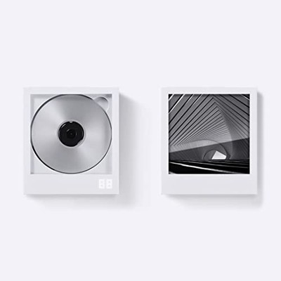 KM5 Bluetooth CD Player Instant Disk Audio CP1 White CD Jacket Display Audio