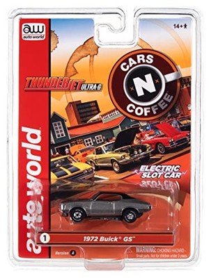 Auto World Thunderjet Cars N Coffee 1972 Buick Gs (silber) Ho Scale Slotcar