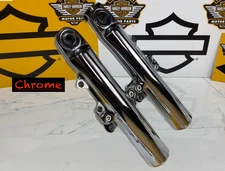 14-25 OEM Harley Touring Stock 49mm Fork Lower Legs Chrome