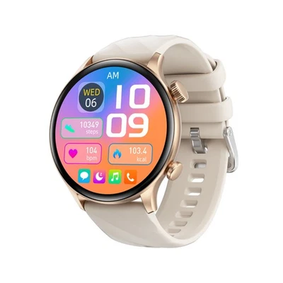 Damen Herren GW63 Smartwatch 1,39 Zoll HD-Display mit Körpertemperaturmessung - Bild 1 von 4